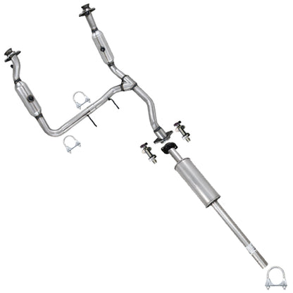 2011-2014 Ford F-150 3.5L 163in WB Passenger & Driver Side Exhaust Catalytic & Resonator Kit - EPA Approved