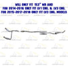 2014-2018 Chevy Silverado 1500 4.3L 153in WB Stainless Steel Complete Exhaust System Kit