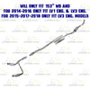 2014-2018 Chevy Silverado 1500 4.3L 153in WB Stainless Steel Complete Exhaust System Kit