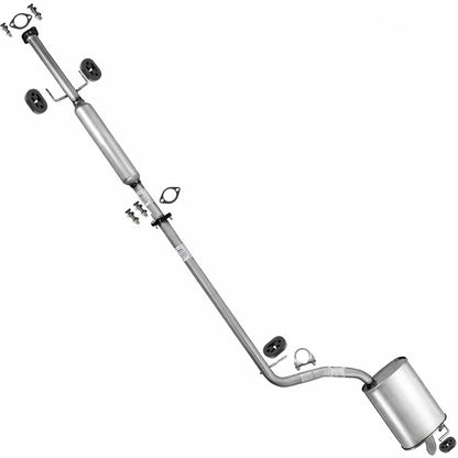 2006-2008 Hyundai Sonata 2.4L Exhaust Resonator Pipe & Muffler Kit Stainless Steel