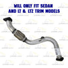 2012-2016 Chevy Sonic 1.4L Stainless Steel Exhaust Front Pipe