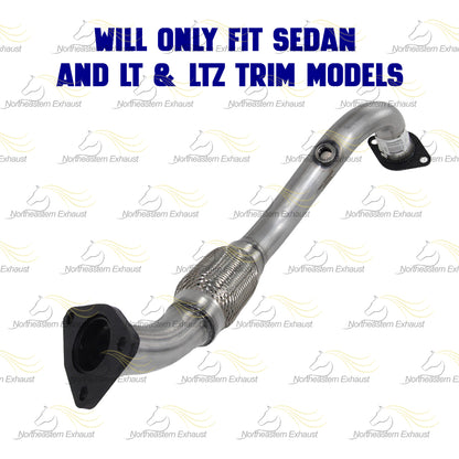 2012-2016 Chevy Sonic 1.4L Stainless Steel Exhaust Front Pipe