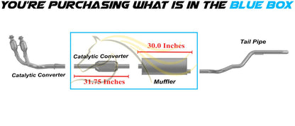 2002-2004 Jeep Grand Cherokee 4.0L | 4.7L EPA Catalytic Muffler Exhaust System