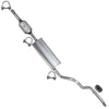 2002-2004 Jeep Grand Cherokee 4.0L | 4.7L Catalytic Muffler Tail Pipe Exhaust Kit EPA-Approved