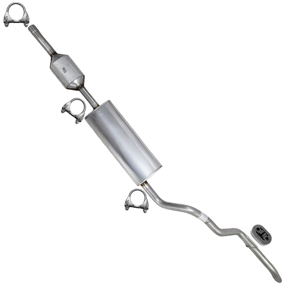 2002-2004 Jeep Grand Cherokee 4.0L | 4.7L Catalytic Muffler Tail Pipe Exhaust Kit EPA-Approved