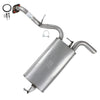 2009-2010 Pontiac Vibe 2.4L FWD Stainless Steel Exhaust Muffler Assembly