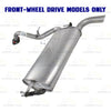 2009-2010 Pontiac Vibe 2.4L FWD Stainless Steel Exhaust Muffler Assembly