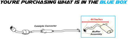2009-2013 Toyota Matrix 1.8L Stainless Steel Exhaust Muffler Assembly