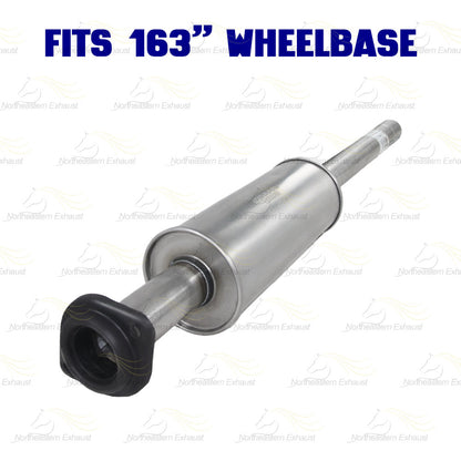 2011-2014 Ford F-150 3.7L 163in WB Pair of Exhaust Catalytic Resonator & Flex Pipe Kit - EPA-Approved