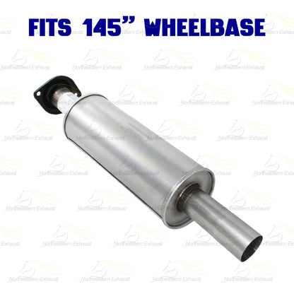 2011-2014 Ford F-150 3.5L 145in WB Stainless Steel Exhaust Resonator & Flex Pipe