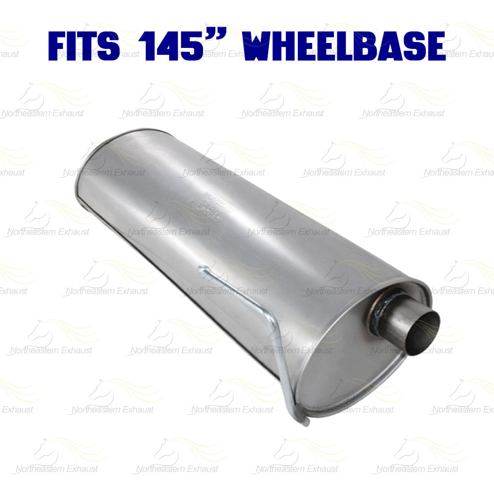 2011-2014 Ford F-150 3.5L 145in WB Stainless Steel Resonator Flex Pipe Muffler Exhaust System