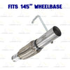 2011-2014 Ford F-150 3.5L 145in WB Pair of Exhaust Catalytic Resonator w/ Flex Pipe & Muffler Kit - EPA Approved