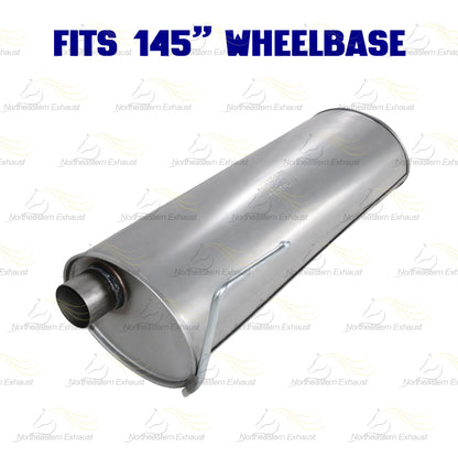 2011-2014 Ford F-150 3.5L 145in WB Pair of Exhaust Catalytic Resonator w/ Flex Pipe & Muffler Kit - EPA Approved