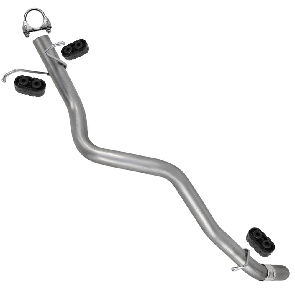 1996-2004 GMC Sonoma 4.3L 4WD Exhaust Tail Pipe w/ Hangers Stainless Steel
