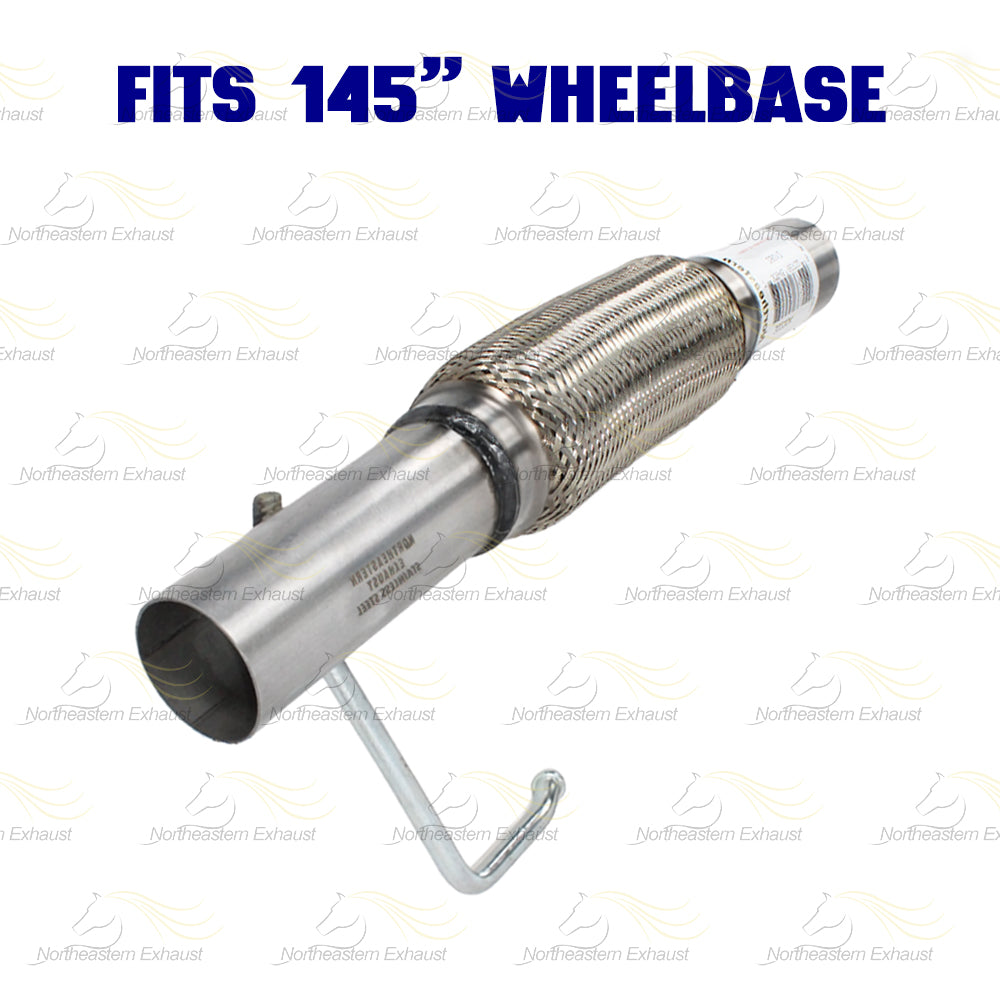 2011-2014 Ford F-150 3.5L 145in WB Pair of Exhaust Catalytic & Resonator w/ Flex Pipe Kit - EPA Approved