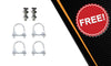 2011-2014 Ford F-150 3.5L 145in WB Pair of Exhaust Catalytic & Resonator w/ Flex Pipe Kit - EPA Approved