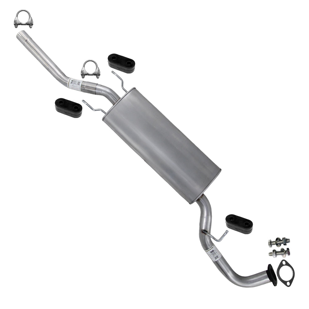 Stainless Steel Exhaust Muffler Assembly for 2013-2018 Hyundai Santa Fe Sport 2.4L | 2014-2015 Kia Sorento 2.4L