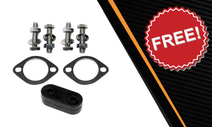 Stainless Steel Front Flex Pipe w/Hanger for 2013-2018 Hyundai Santa Fe Sport 2.4L | 2014-2015 Kia Sorento 2.4L