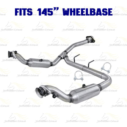 2011-2014 Ford F-150 3.5L 145in WB Pair of Exhaust Catalytic Converter & Resonator Kit - EPA Approved