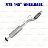 2011-2014 Ford F-150 3.7L 145in WB Stainless Steel Exhaust Resonator and Flex Pipe Kit