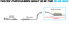 2004-2009 Toyota Prius 1.5L Stainless Steel Exhaust Muffler Assembly