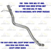 1996-2004 Chevrolet S10 4.3L 4WD Exhaust Tail Pipe Stainless Steel