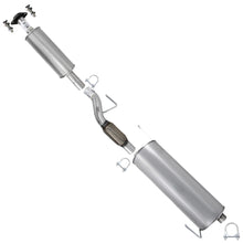 2011-2014 Ford F-150 3.7L 145in WB Stainless Steel Exhaust Resonator & Flex Pipe w/ Muffler Kit