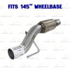 2011-2014 Ford F-150 3.7L 145in WB Stainless Steel Exhaust Resonator & Flex Pipe w/ Muffler Kit