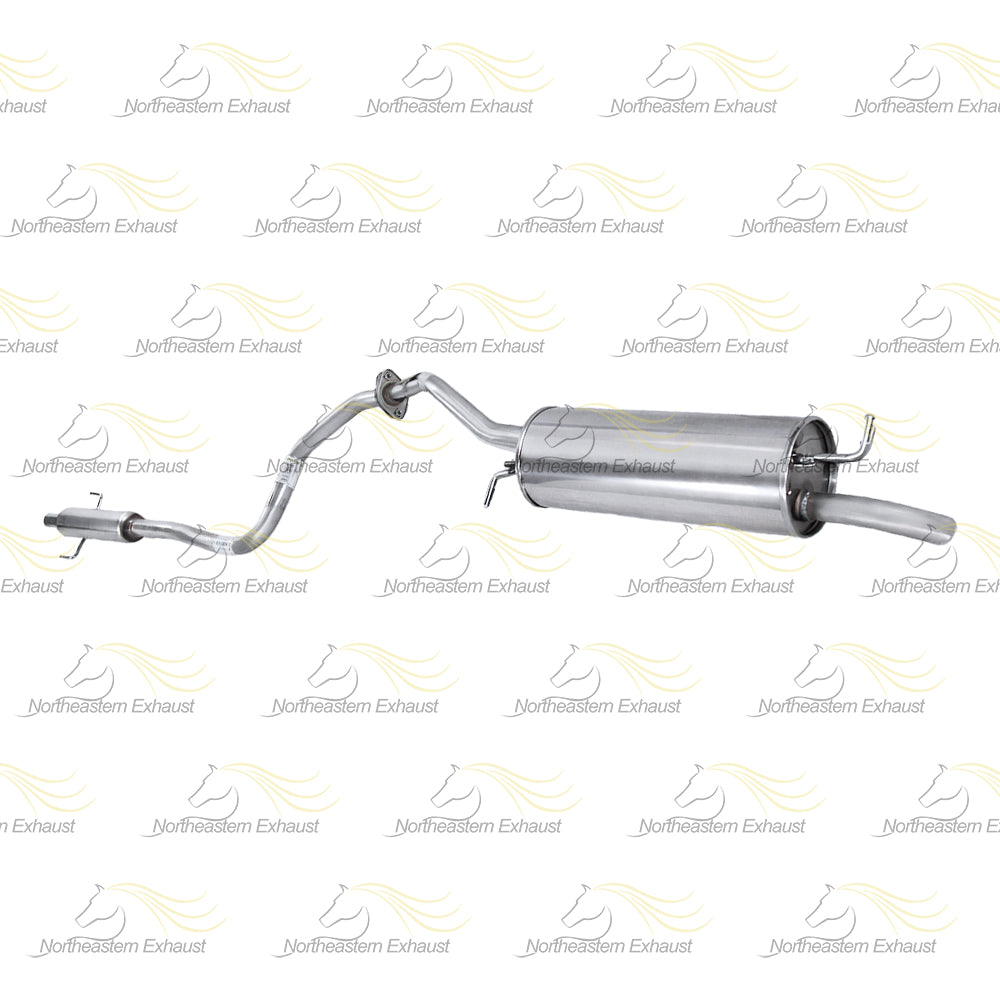 2004-2009 Toyota Prius 1.5L Exhaust Resonator Pipe and Muffler w/ Hangers