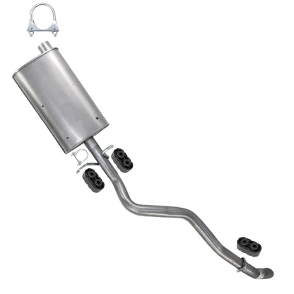 1996–2004 GMC Sonoma 4.3L 4WD Exhaust Muffler and Tail Pipe with Hangers System Kit