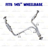 2011-2014 Ford F-150 3.7L 145in WB Pair of Catalytic Resonator Flex Pipes Muffler Exhaust System - EPA Approved