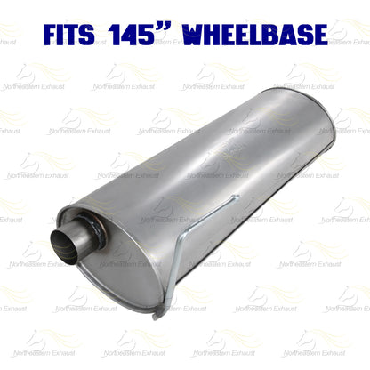 2011-2014 Ford F-150 3.7L 145in WB Pair of Catalytic Resonator Flex Pipes Muffler Exhaust System - EPA Approved