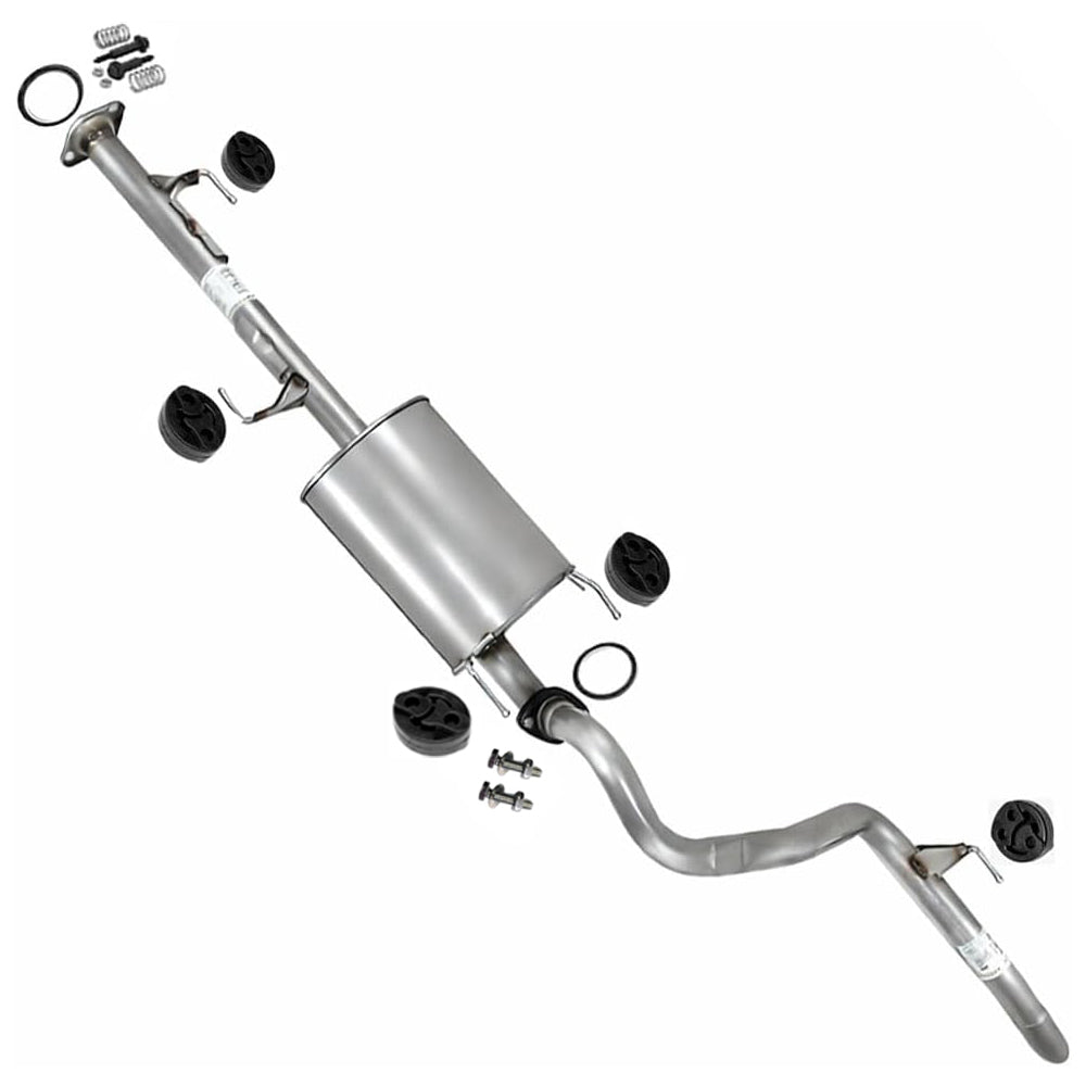 2007-2014 Toyota FJ Cruiser 4.0L Northeastern Exhaust Muffler and Tail Pipe