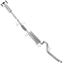2011-2014 Ford F-150 3.5L 163in WB Stainless Steel Resonator Flex Pipe w/ Muffler & Tail Pipe Kit