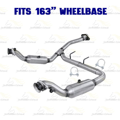 2011-2014 Ford F-150 3.5L 163in WB Stainless Steel Complete Exhaust System Kit - EPA Approved