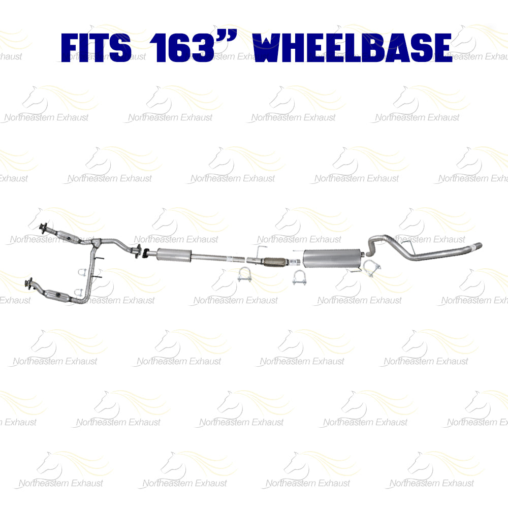 2011-2014 Ford F-150 3.5L 163in WB Stainless Steel Complete Exhaust System Kit - EPA Approved