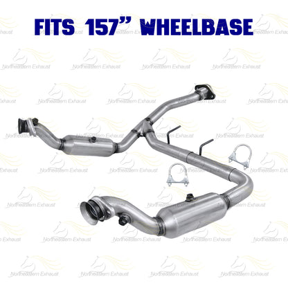 2011-2014 Ford F-150 3.5L 157in WB Stainless Steel Complete Exhaust System Kit - EPA Approved