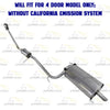 1998-2002 Honda Accord 2.3L EPA Catalytic Resonator and Muffler Exhaust System