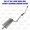 1998-2002 Honda Accord 2.3L EPA Catalytic Resonator and Muffler Exhaust System