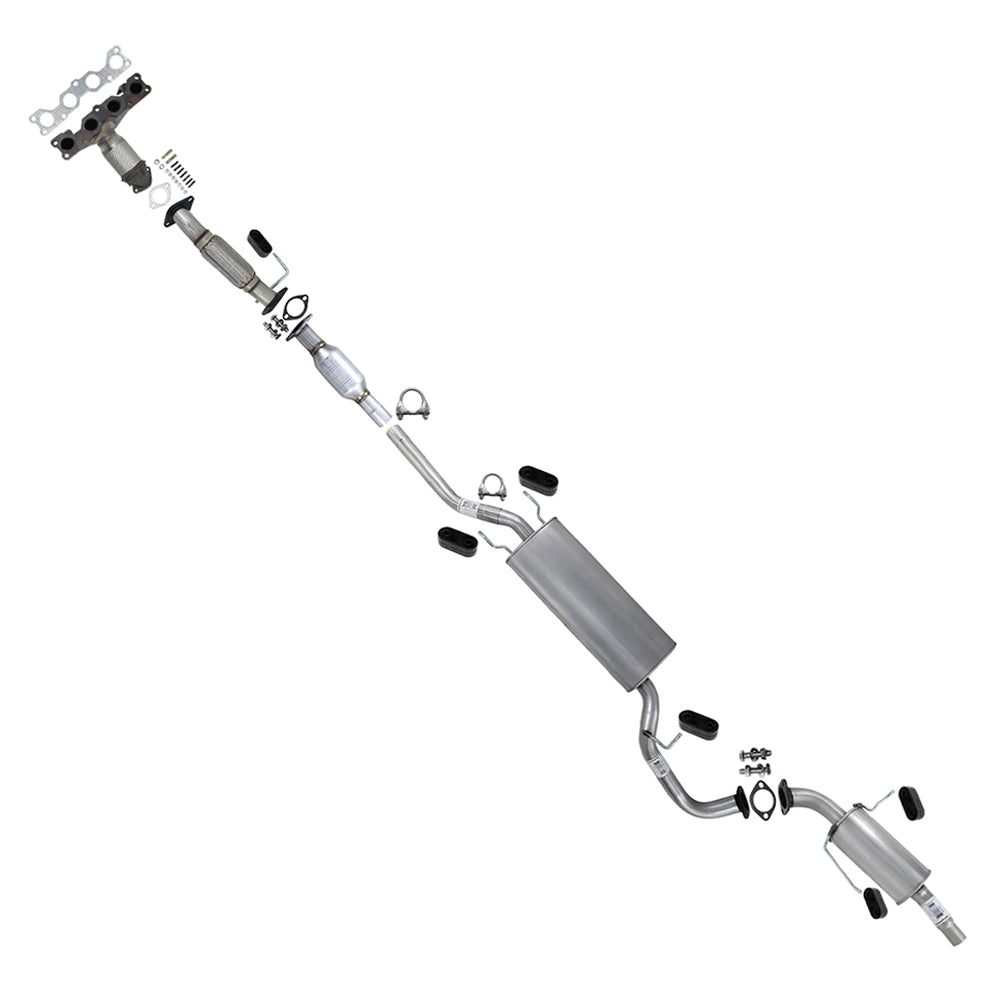 2013-2016 Hyundai Santa Fe Sport 2.4L EPA-Approved Complete Exhaust System