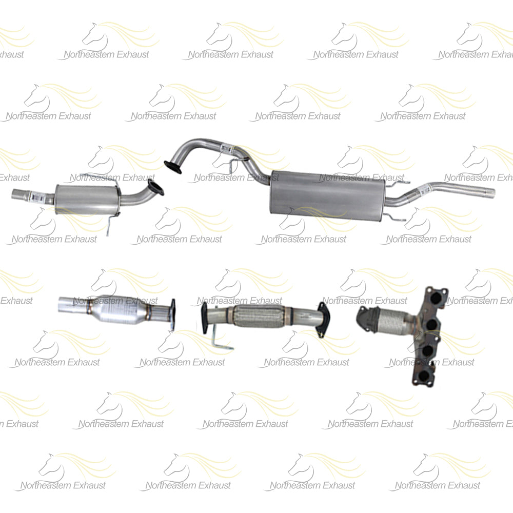 2013-2016 Hyundai Santa Fe Sport 2.4L EPA-Approved Complete Exhaust System