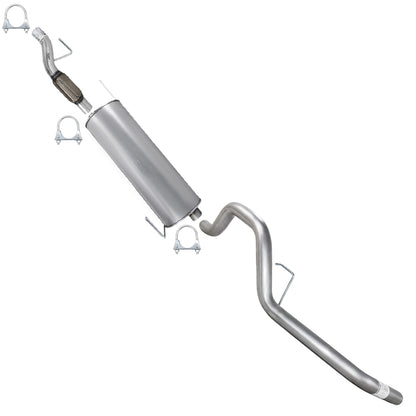 2011-2014 Ford F-150 3.7L Stainless Steel Exhaust Flex Pipe with Muffler & Tail Pipe Kit
