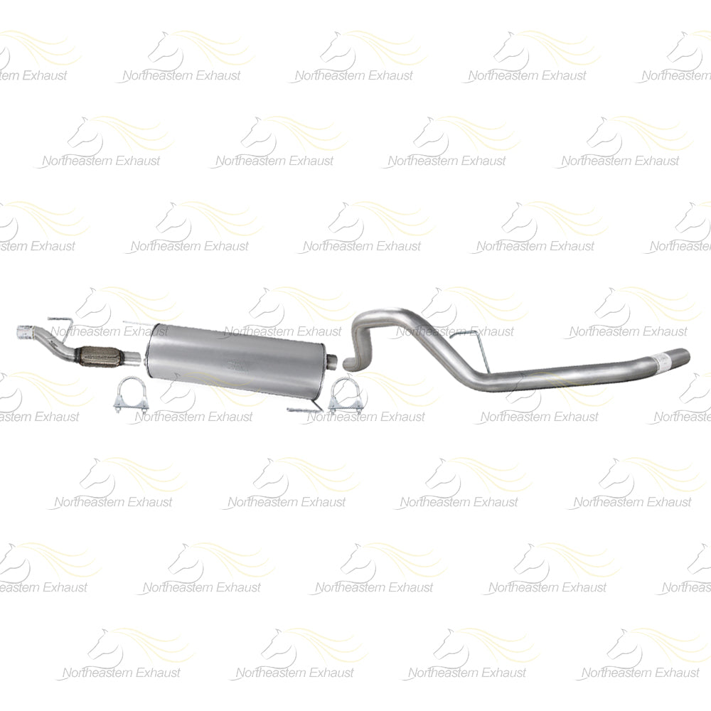 2011-2014 Ford F-150 3.7L Stainless Steel Exhaust Flex Pipe with Muffler & Tail Pipe Kit
