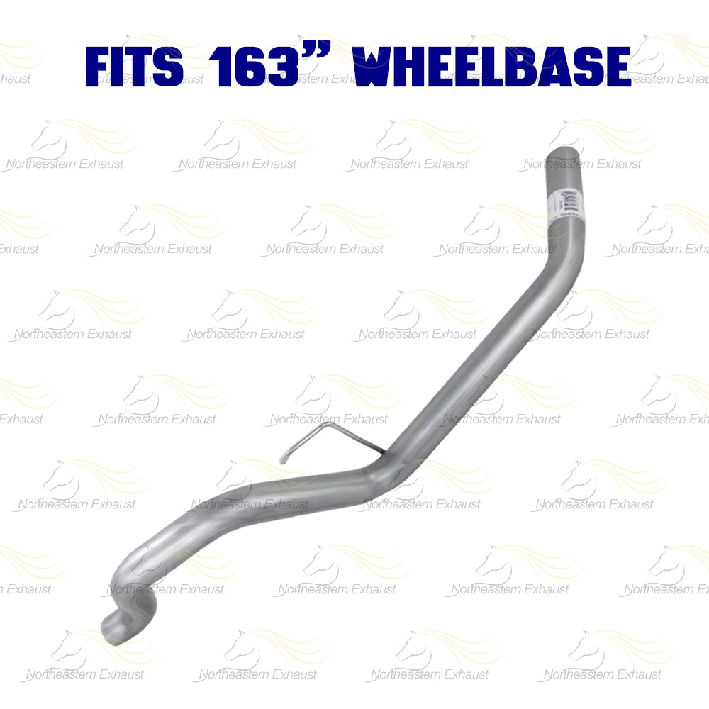2011-2014 Ford F-150 3.7L 163in WB Stainless Steel Resonator Flex Pipe with Muffler & Tail Pipe Kit