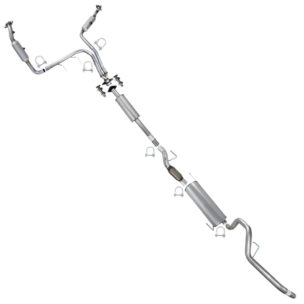 2011-2014 Ford F-150 3.7L 157in WB Stainless Steel Complete Exhaust System - EPA Approved
