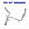 2011-2014 Ford F-150 3.7L 157in WB Stainless Steel Complete Exhaust System - EPA Approved