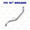 2011-2014 Ford F-150 3.7L 157in WB Stainless Steel Resonator Flex Pipe with Muffler & Tail Pipe Kit