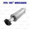 2011-2014 Ford F-150 3.7L 145in WB Stainless Steel Resonator Flex Pipe with Muffler & Tail Pipe Exhaust System