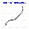 2011-2014 Ford F-150 3.7L 145in WB Stainless Steel Resonator Flex Pipe with Muffler & Tail Pipe Exhaust System