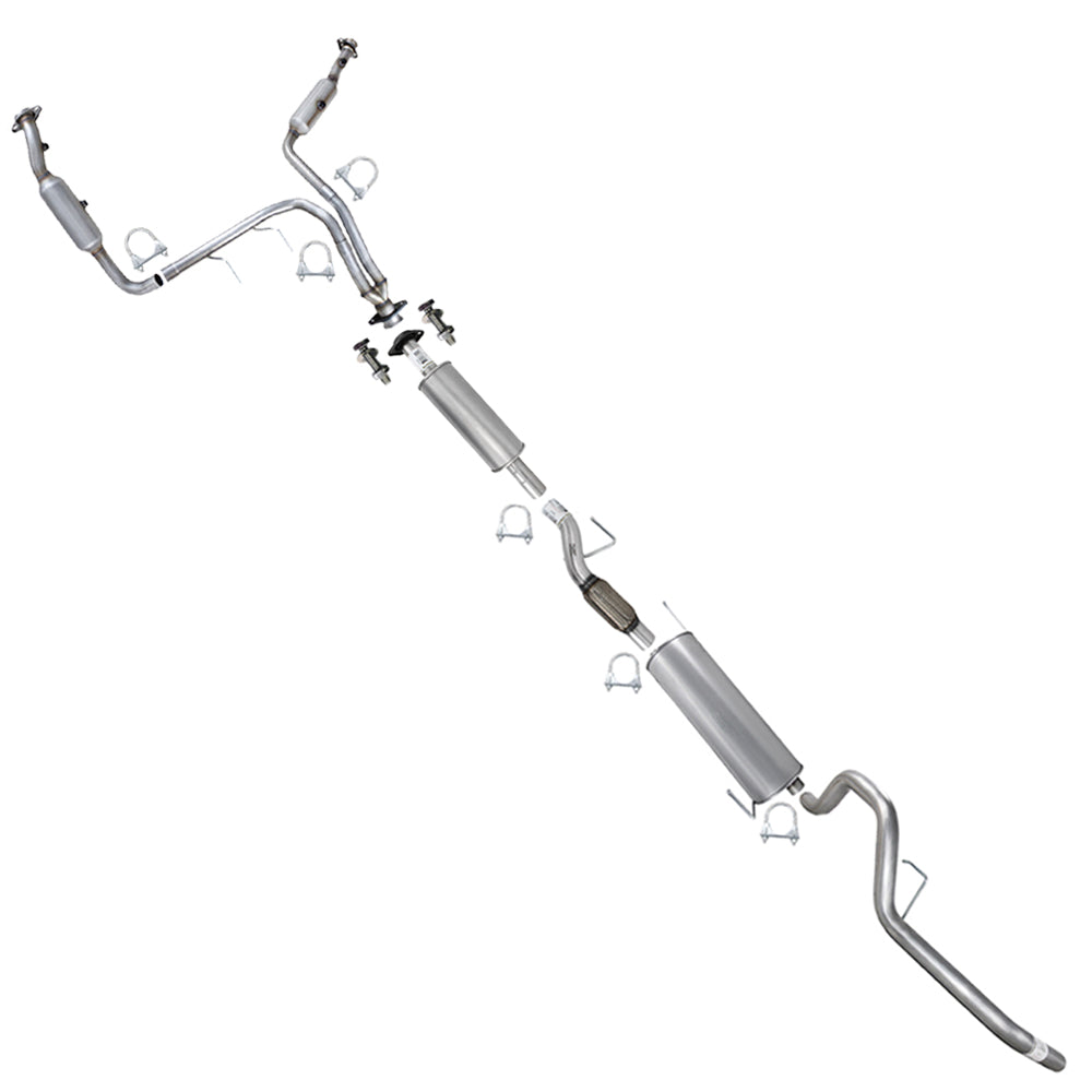 2011-2014 Ford F-150 3.7L 145in WB Stainless Steel Complete Exhaust System - EPA Approved